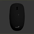 Genius Black Ergonomic Optical Computer Mouse For Daily Office And Home Use 3d model