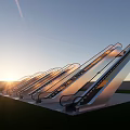 Modern elevator commonly used escalator 3d model
