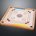 Wooden Frame Tabletop Sports Equipment With Colorful Balls Indoor Game Board
