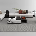 Sofa coffee table 3d model