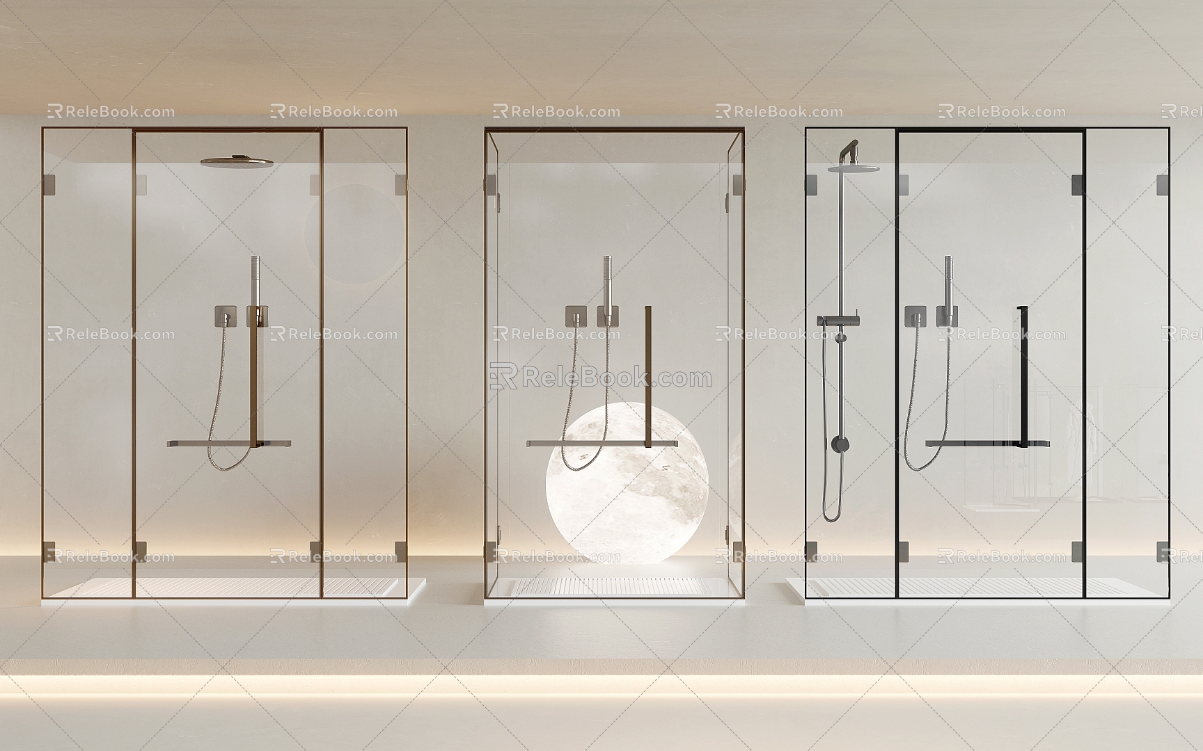 Shower shower shower shower room shower faucet stainless steel shower 3d model