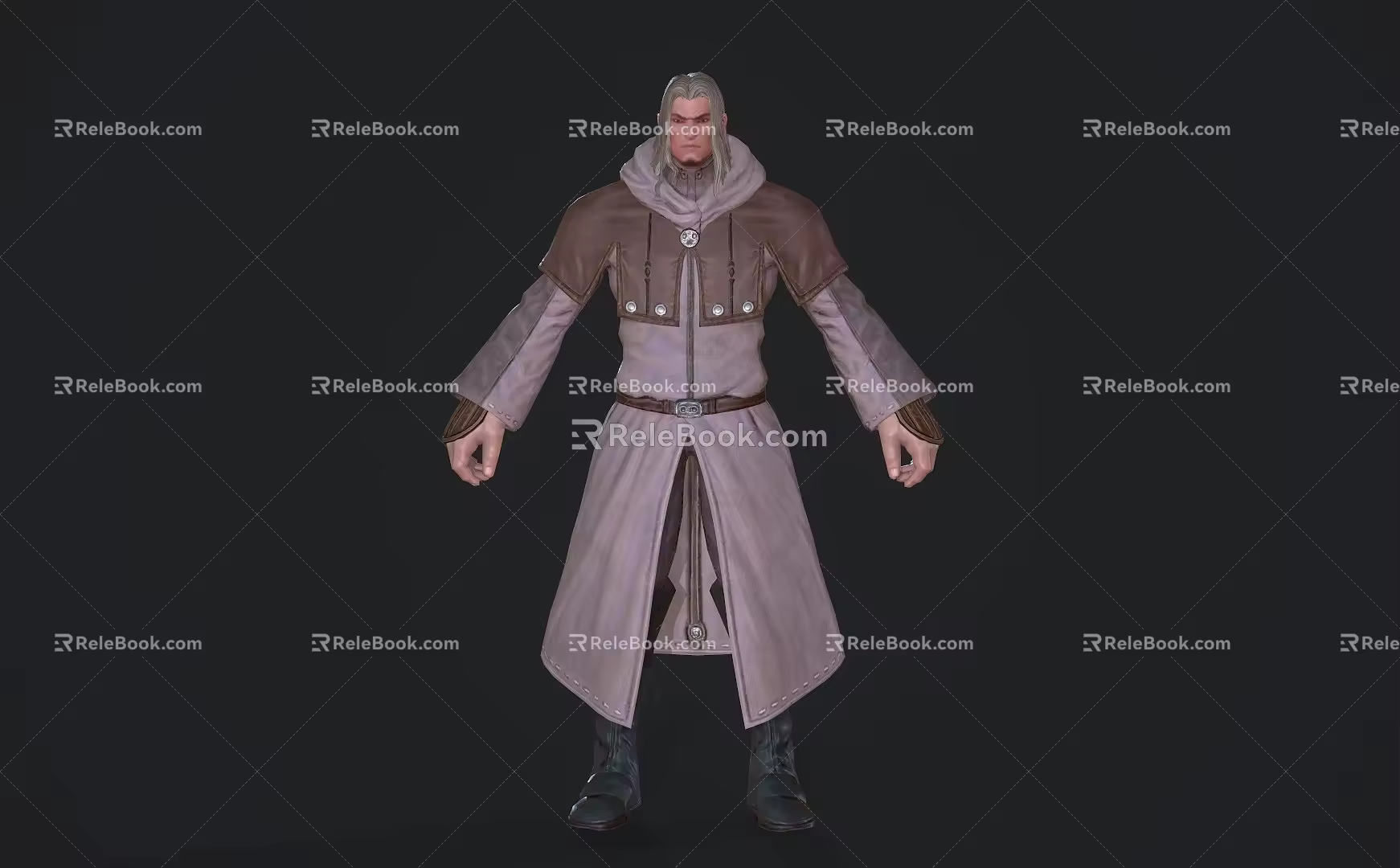 Modern Warrior Assassin Game Character Anime Character 3d model