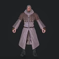 Modern Warrior Assassin Game Character Anime Character 3d model