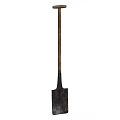 spade spade rusty spade 3d model