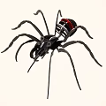 Assembly modular toy spider 3d model