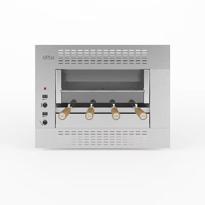 ALTUS Stainless Steel Rotisserie Oven With Control Panel And Rotating Spits 3d model