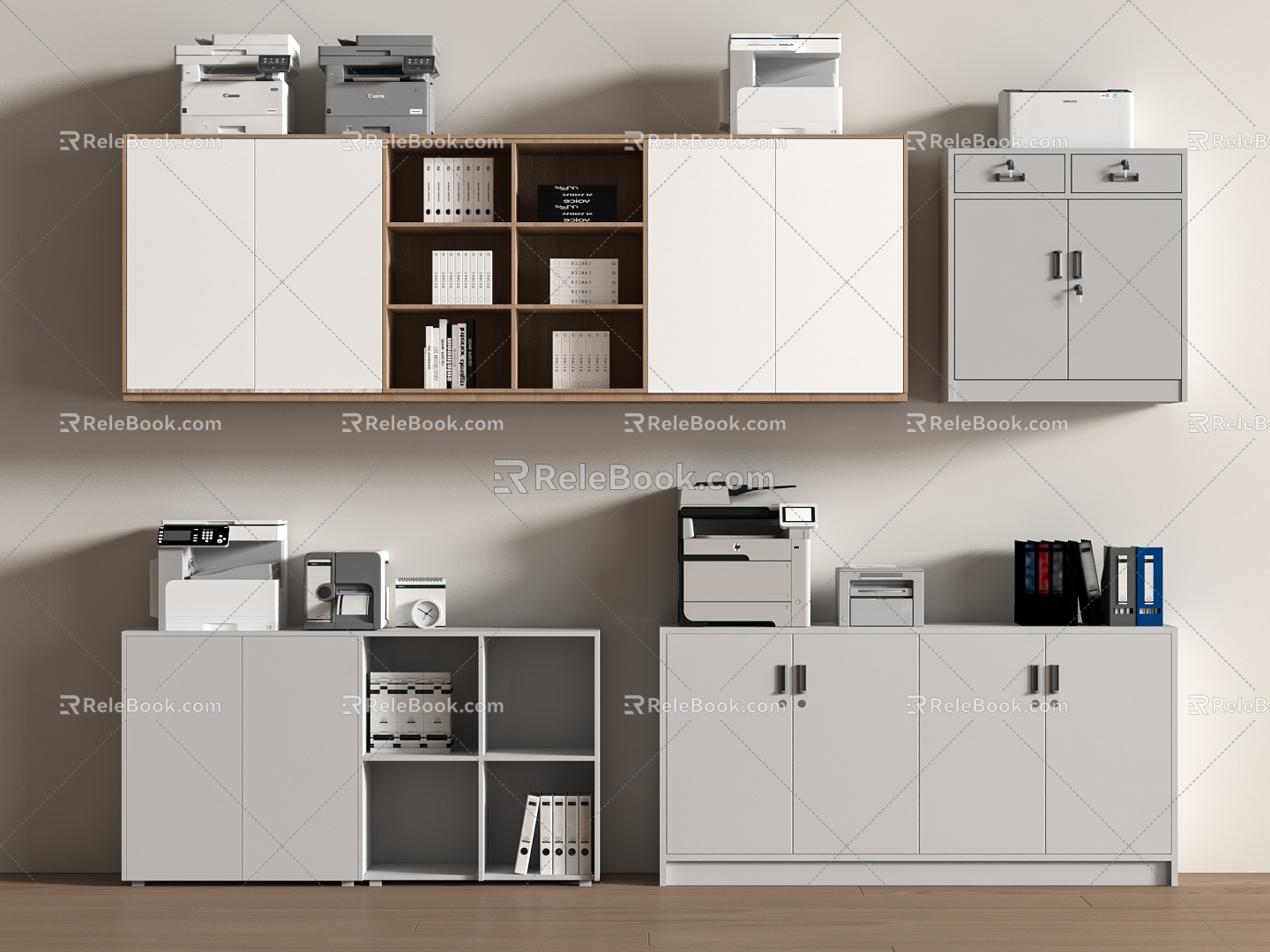 Filing Cabinet Filing Cabinet Printing Cabinet Filing Cabinet 3d model