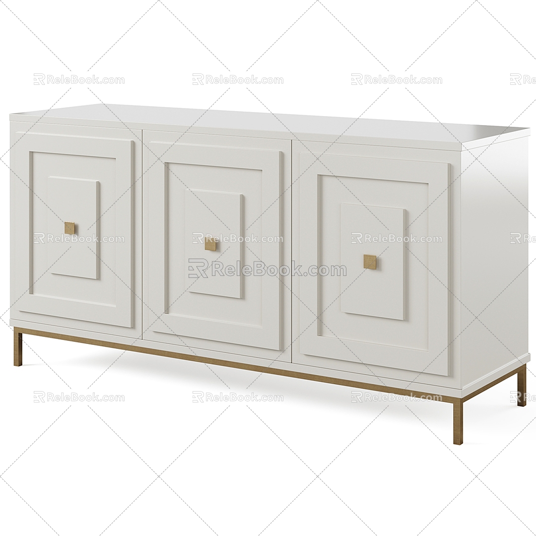 Side Cabinet 3d model