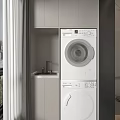 Modern Bathroom Cabinet Design With Storage Shelves Sink And Mirror Surface