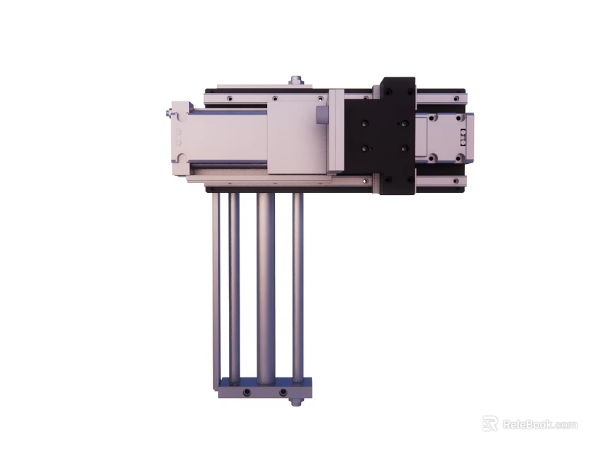 High Precision Industrial Linear Module Equipment With Metal Guide Rail And Durable Structure 3d model 