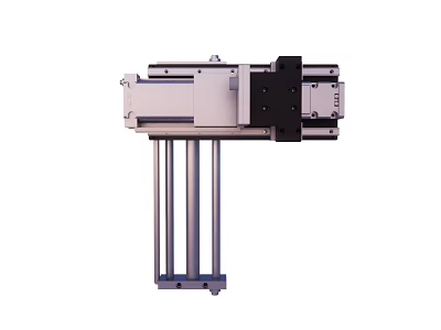 High Precision Industrial Linear Module Equipment With Metal Guide Rail And Durable Structure 3d model