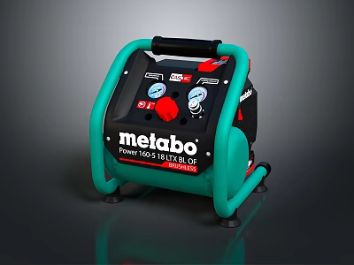Metabo Power Maxx 15 Litre Industrial Air Compressor for Workshop Applications 3d model