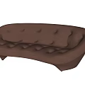 Modern Multiplayer Sofa Shaped Sofa 3d model