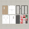 Various Interior Door Designs Featuring Glass Panels Double Leaf And Louvered Sections