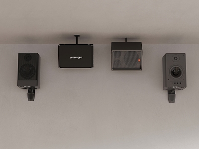 Lifting audio wall-mounted speaker model