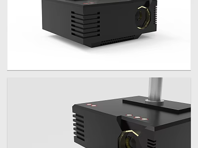 High Quality Projection Monitoring Device With Advanced Lens And Security Features 3d model