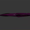 Futuristic Purple Winged Spacecraft With Glowing Patterns For Cosmic Exploration