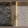 rubble background wall 3d model