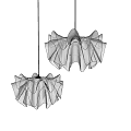 Modern chandelier 3d model