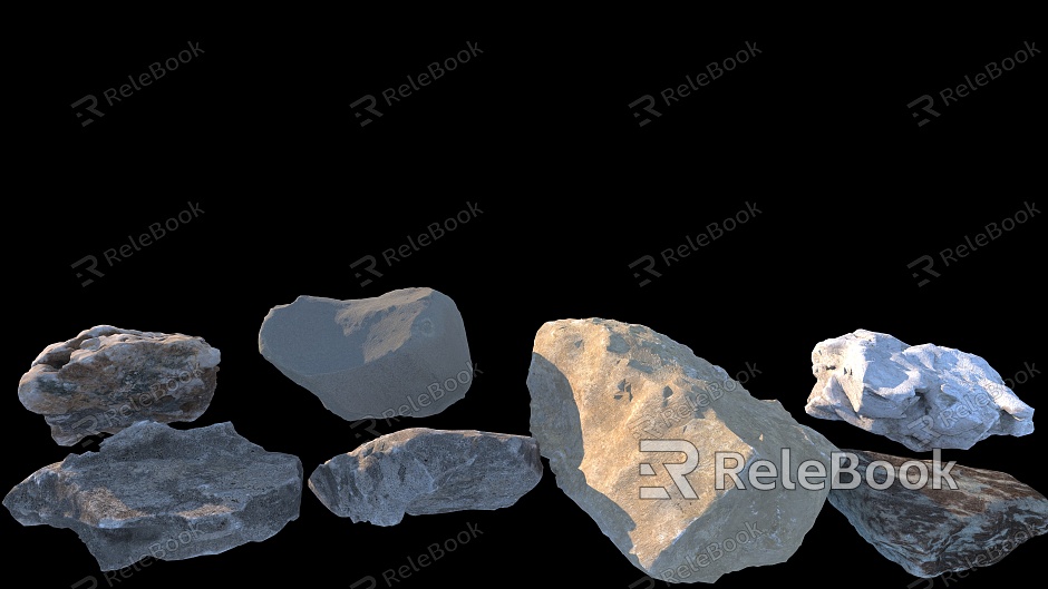 Stone rubble model