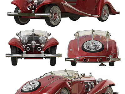 Modern cars 3d model