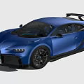 Bugatti Super Run 3d model