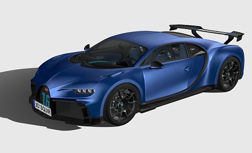 Bugatti Super Run 3d model