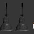 Modern Metal Lighting Fixture Set With Two Wall Mounted Shiny Reflective Spotlights And Bulb Accessory