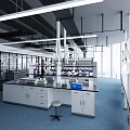 Modern Laboratory 3d model