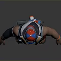 3D Character Design With Red Cap Sunglasses Blue Vest And Red Shorts