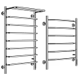 Stainless Steel Bathroom Cabinet Racks With Heated Towel Rails And Wall Mounted Design