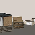 Shelf Stacking Cargo 3d model