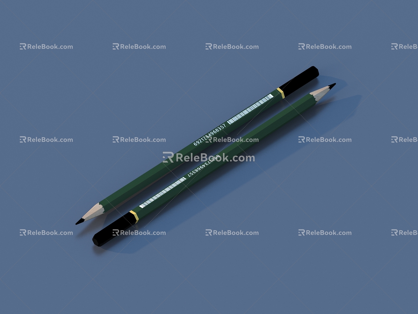 Pen Pencil Stationery 3d model