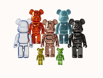 violent bear doll 3d model