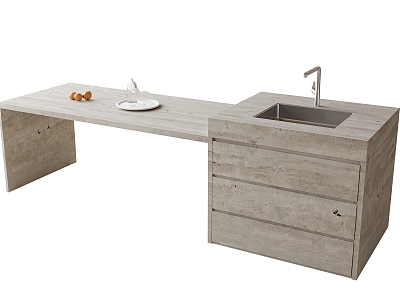 Modern Island Table Wash Basin model