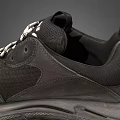 Modern sneaker High Precision sneaker 3d model