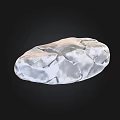 Natural Cracked Stone And Wood Materials For Decorative Craft Projects