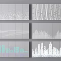 Modern Wall Paneling Designs With Diverse Textures Geometric And Abstract Patterns 3d model