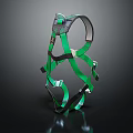 Green Pet Harness With Adjustable Straps Secure Buckle And Comfortable Design