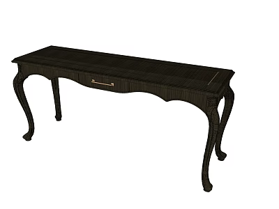 European-style Entrance Cabinet Entrance Cabinet End View Cabinet 3d model