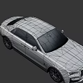 Stylish White Modern Luxury Sedan With Sleek Exterior Design And Alloy Wheels
