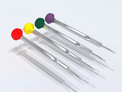 Screw Tool Maintenance Tool Flat Screw Knife 3d model