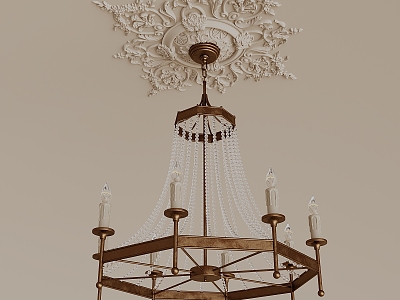 American Crystal Candle Chandelier model