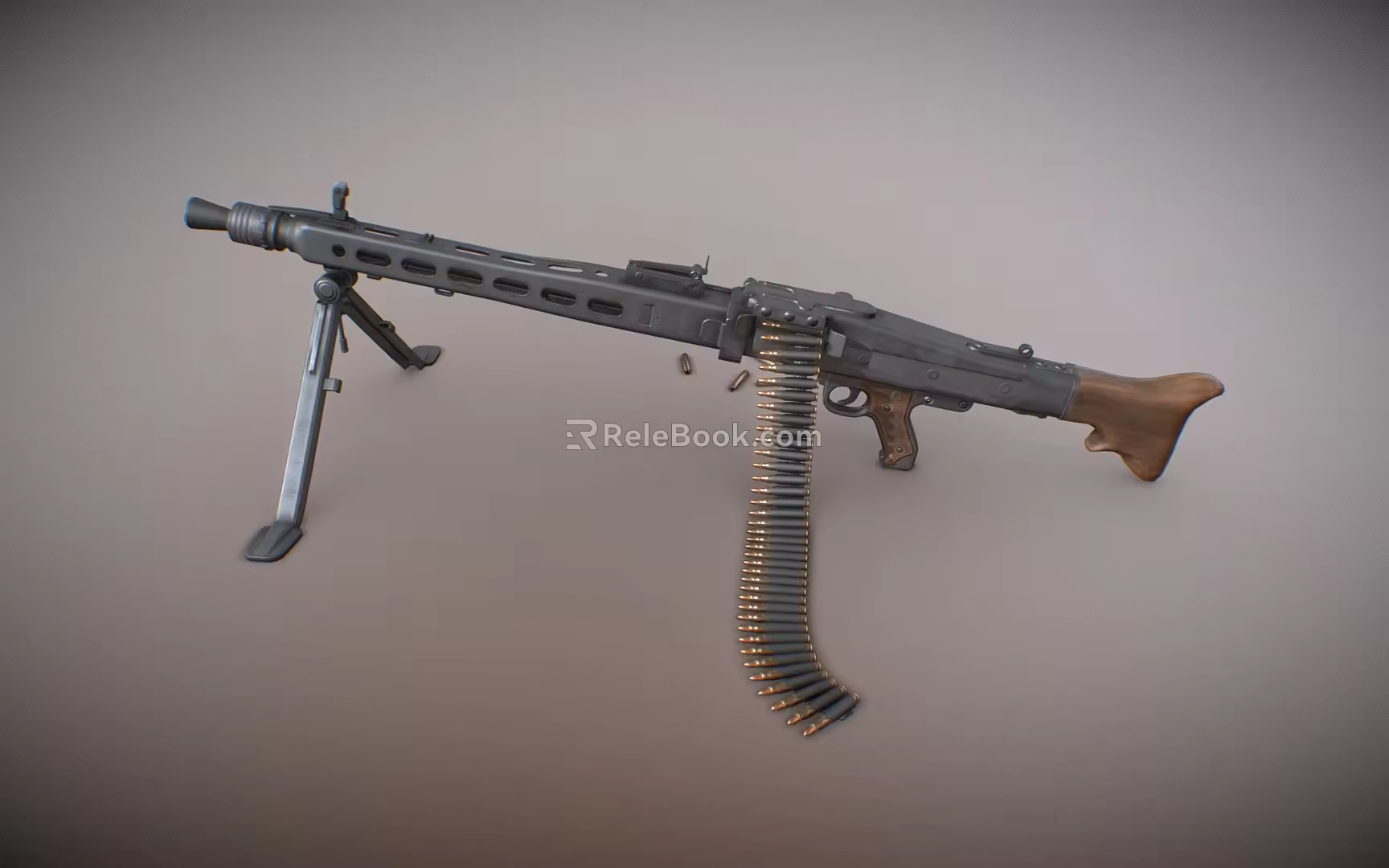 Machine gun MG42 machine gun light machine gun 3d model