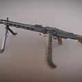 Machine gun MG42 machine gun light machine gun 3d model