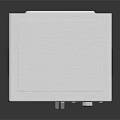 Stainless Steel Modern Kitchen Appliance With Digital Display Double Door And Countertop Design
