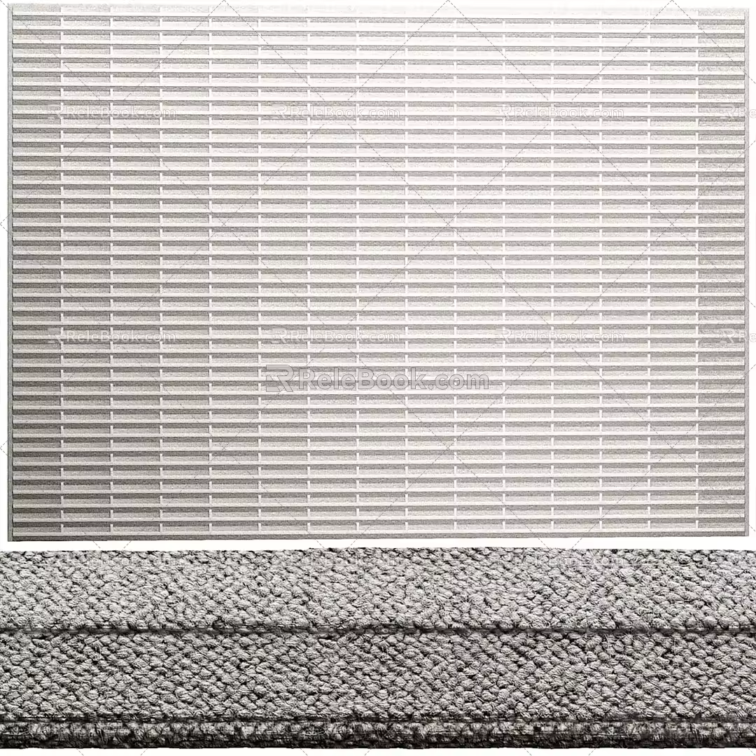 Modern Square Carpet Carpet 3d model