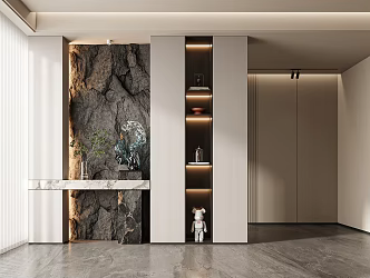Modern Entrance Art Entrance 3d model