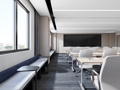 Modern Conference Room 3d model