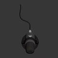 Vintage Design Desktop Microphone With Metal Stand For Professional Audio Use